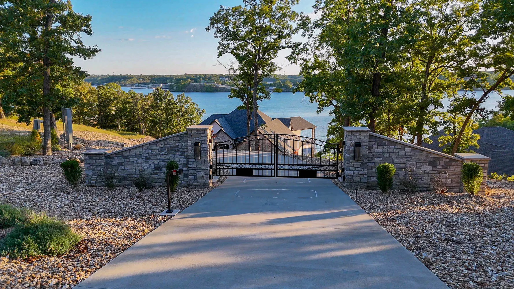private gated luxury home at Lake of the Ozarks