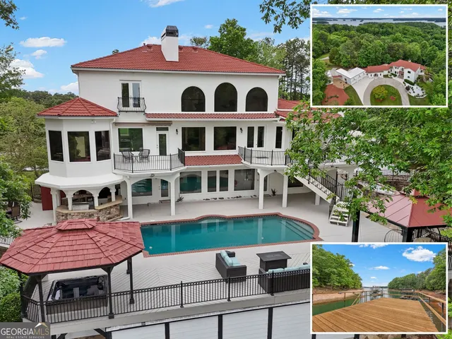 Expensive LAKE LANIER - PRIVATE DOCK Real Estate
